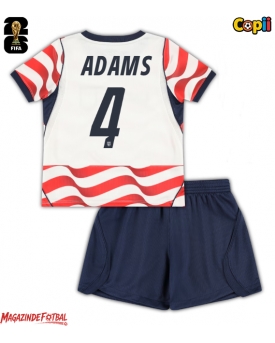 Statele Unite Tyler Adams #4 Echipament de Fotbal Replică Mondial 2026 Copii Acasa (+ Șorturi)